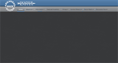 Desktop Screenshot of dozierknives.com
